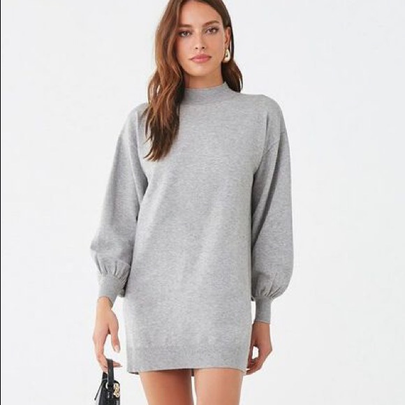 Forever 21 Dresses & Skirts - NWT Forever21 Mock Neck Sweater Dress
